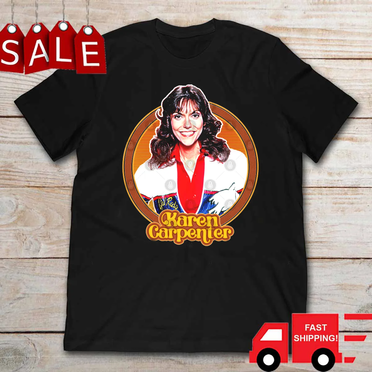 1950 1983 Thank You Karen Carpenter Shirt Classic Black Unisex S-2345XL NE2289