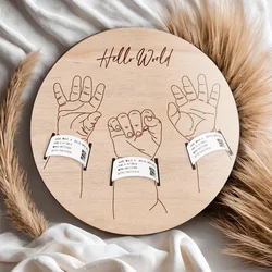1pcs Newborn Triplets Baby Birth Hospital Bracelet Wristband Holder