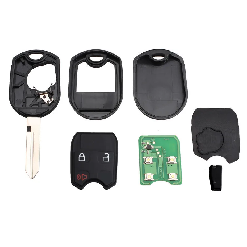 KEYYOU 3 Buttons Remote Key For Ford F150 250 350 2004 2005 2006 2007-2010 Fob 315mhz With 4D63 Chip CWTWB1U793 Keyless Car Key