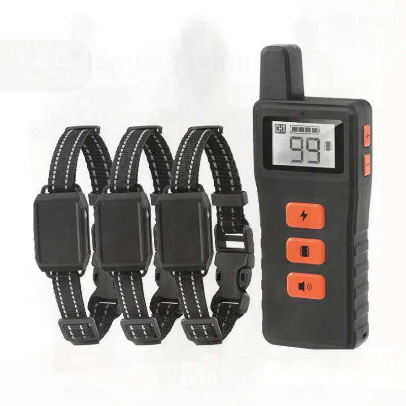

Тренажер для собак с дистанционным управлением, устройство против коров с регулируемой вибрацией и предупреждением о ударе, три режима для дрессировки универсальных собак