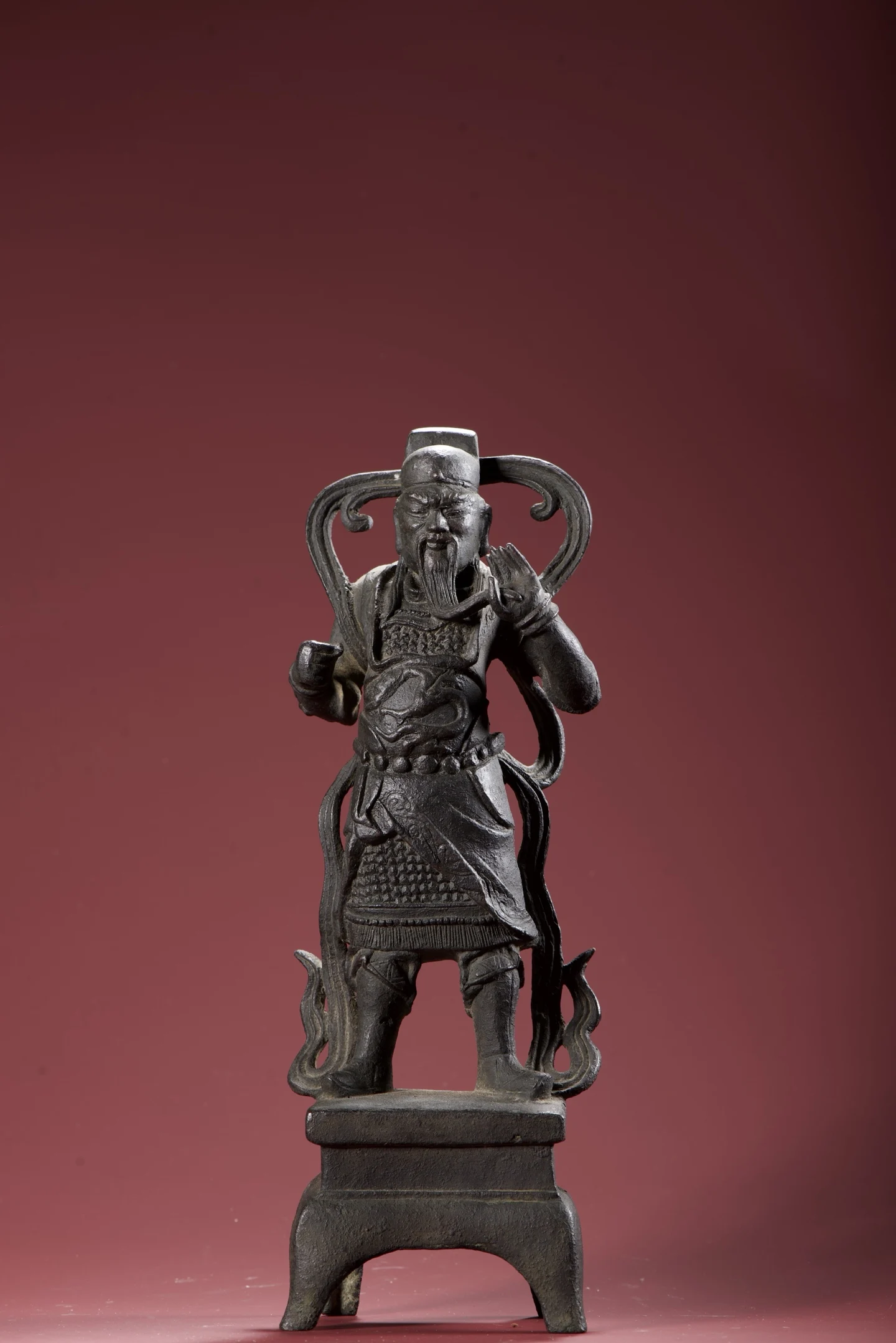Old Purple Bronze Gilded Cinnabar Northern Wei Buddha Lord Guan immortal Standing Buddha Guan Yunchang Amitabha Amass wealth