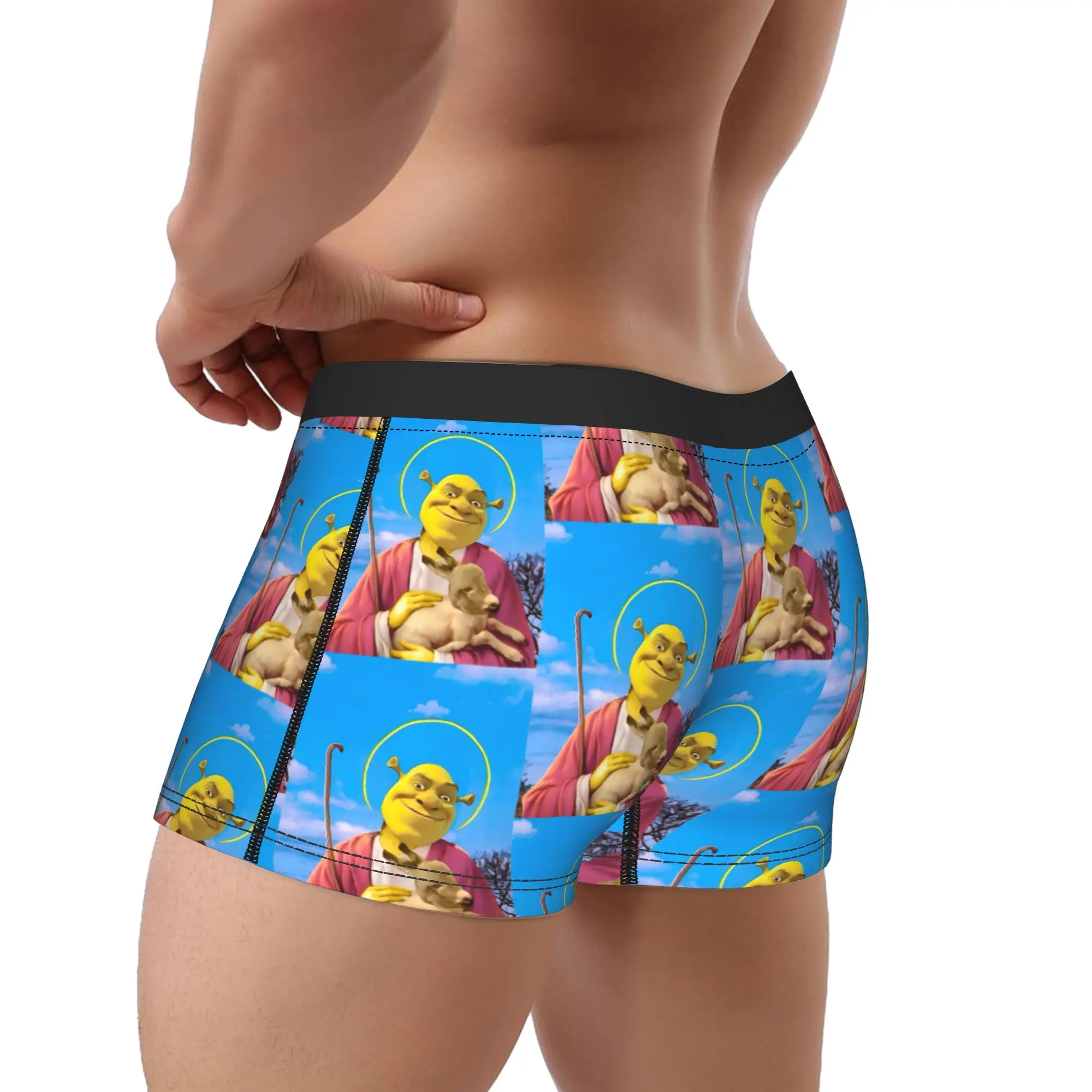 Mannen Shreks Verlosser Grappige Memes Lange Ondergoed Grappige Boxer Briefs Shorts Slipje Mannelijke Ademende Onderbroek S-XXL