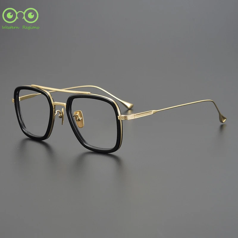 إطار نظارات رجالي من التيتانيوم للتصوير الفوتوغرافي في الشوارع في الهواء الطلق يبيع المشاهير الإناث إطار نظارات شمسية