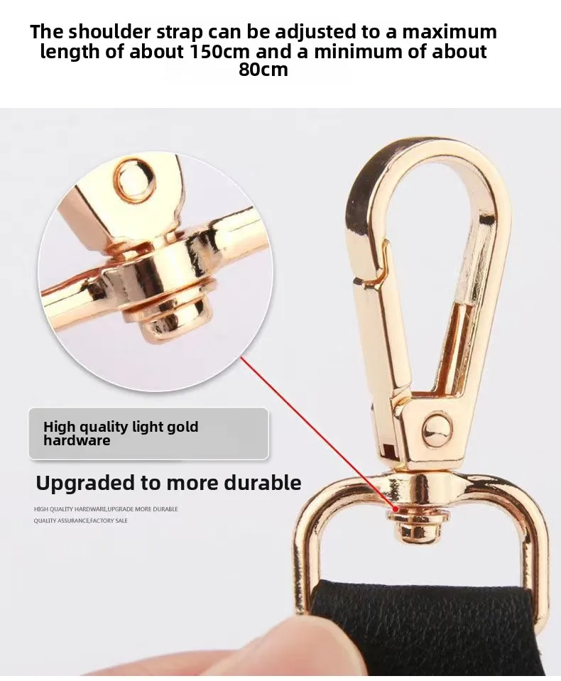 Fashion Black Nylon Shoulder Bag Strap Adjustable Replacement Detachable Belt for Women Men Messenger Bags Handle Handbag Belt