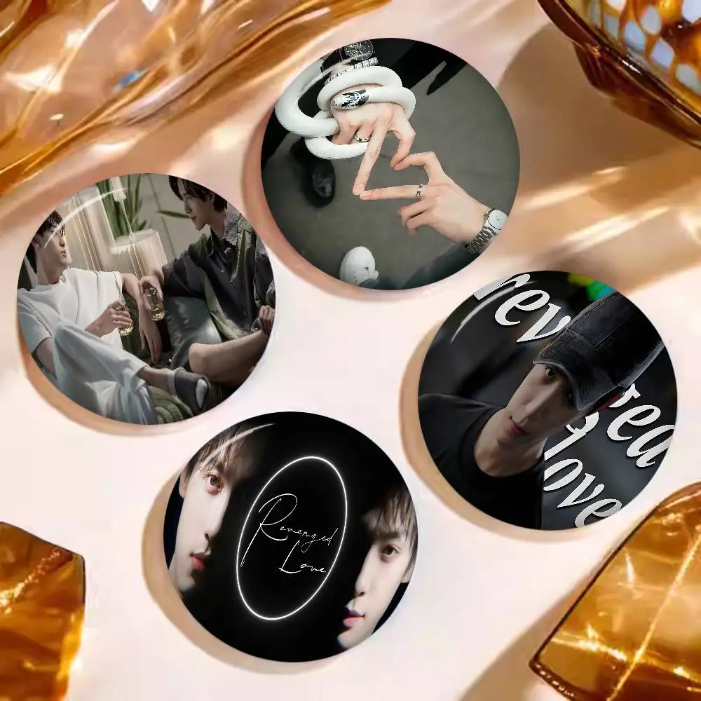 R-Revenged Love Movie 32/44/58MM Customizable Button Pins Cute Funny Creative Badge Jewelry Decor Gifts for Friends