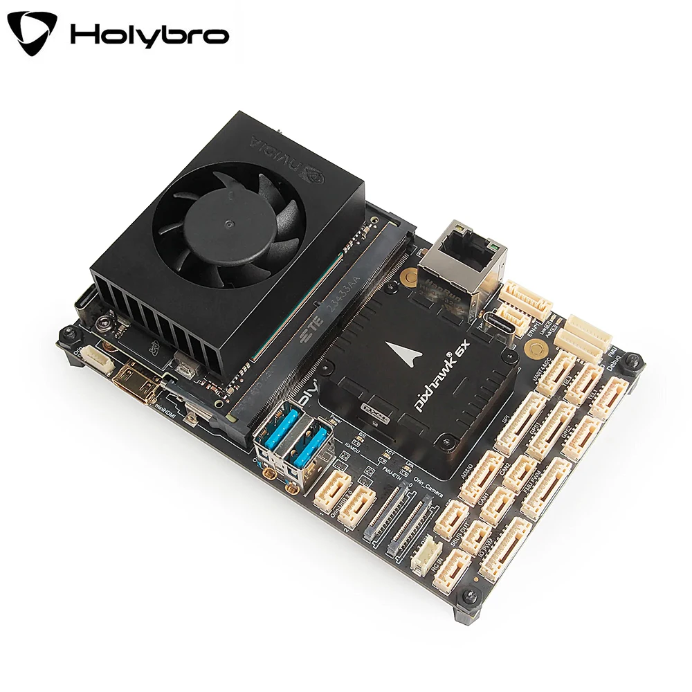 

Holybro Pixhawk Jetson Baseboard enables this to be used with any PAB flight controller such as the Pixhawk 6X for RC FPV Drone