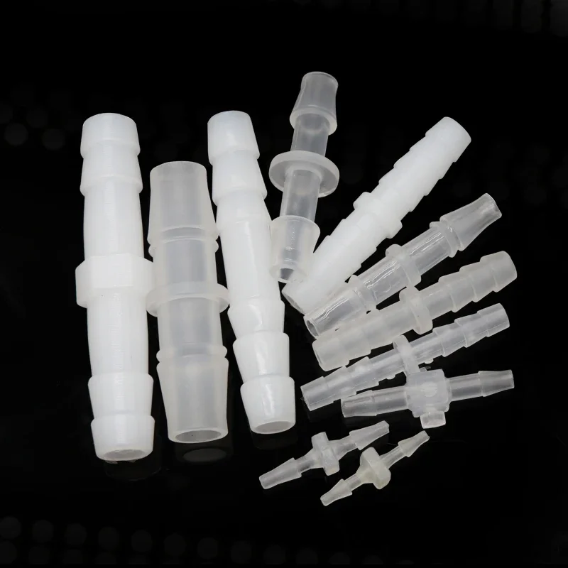 10Pcs Pagoda Plastic Hose Joint 1.6 2.4 3.2 4 4.8 5.6 6.4 8 9.5 10 mm Pipe Hose Connector Accessories