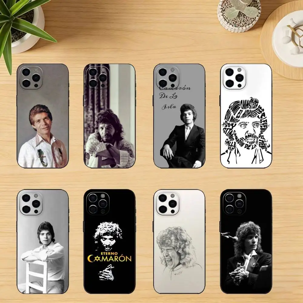 

C-Camaron De La Isla Phone Case Silicone black Soft For IPhone 17,16,15,14,13,12,11,XS,Plus Pro Max