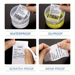 3/5/10 NiiMBOT مقاوم للماء ورقة العلامة البيضاء لفات ذاتية اللصق ل B1 B21 طابعة ملصقات صغيرة سعر ملصق مكتب الصانع الطباعة فوق البنفسجية أعلى 6 مبيعات بوليتو آلة تغليف الأسعار - No3