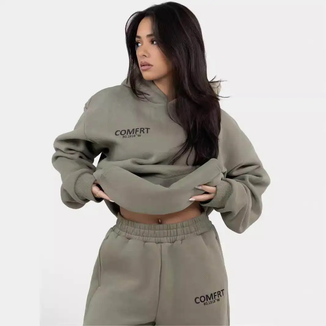 

Женская повседневная толстовка с американским принтом, уличная одежда, осенняя, с длинными рукавами, спортивная, удобная, модная