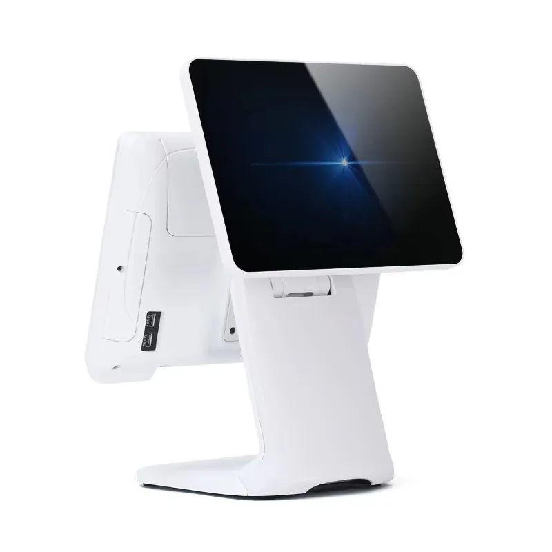 

2026 ST9800 15,6-дюймовый моноблок с 10-точечным емкостным сенсорным экраном и кардридером, подходит для супермаркетов и POS-терминалов кассиров