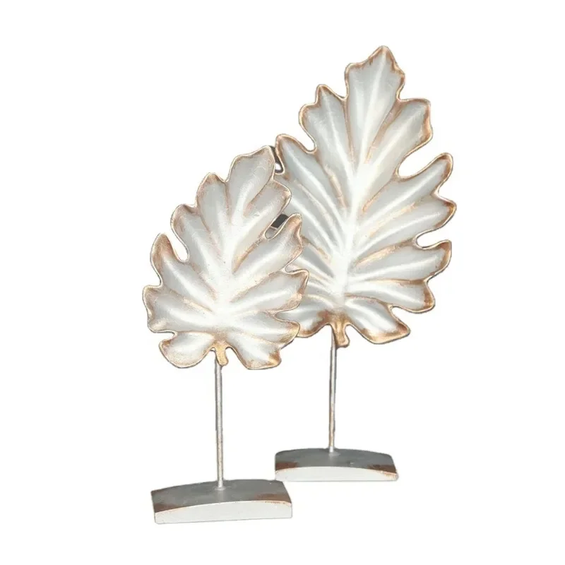 

DOUBLE LEAF DECORATION OBJECTS DECORATIVE DESKTOP POLYESTER
