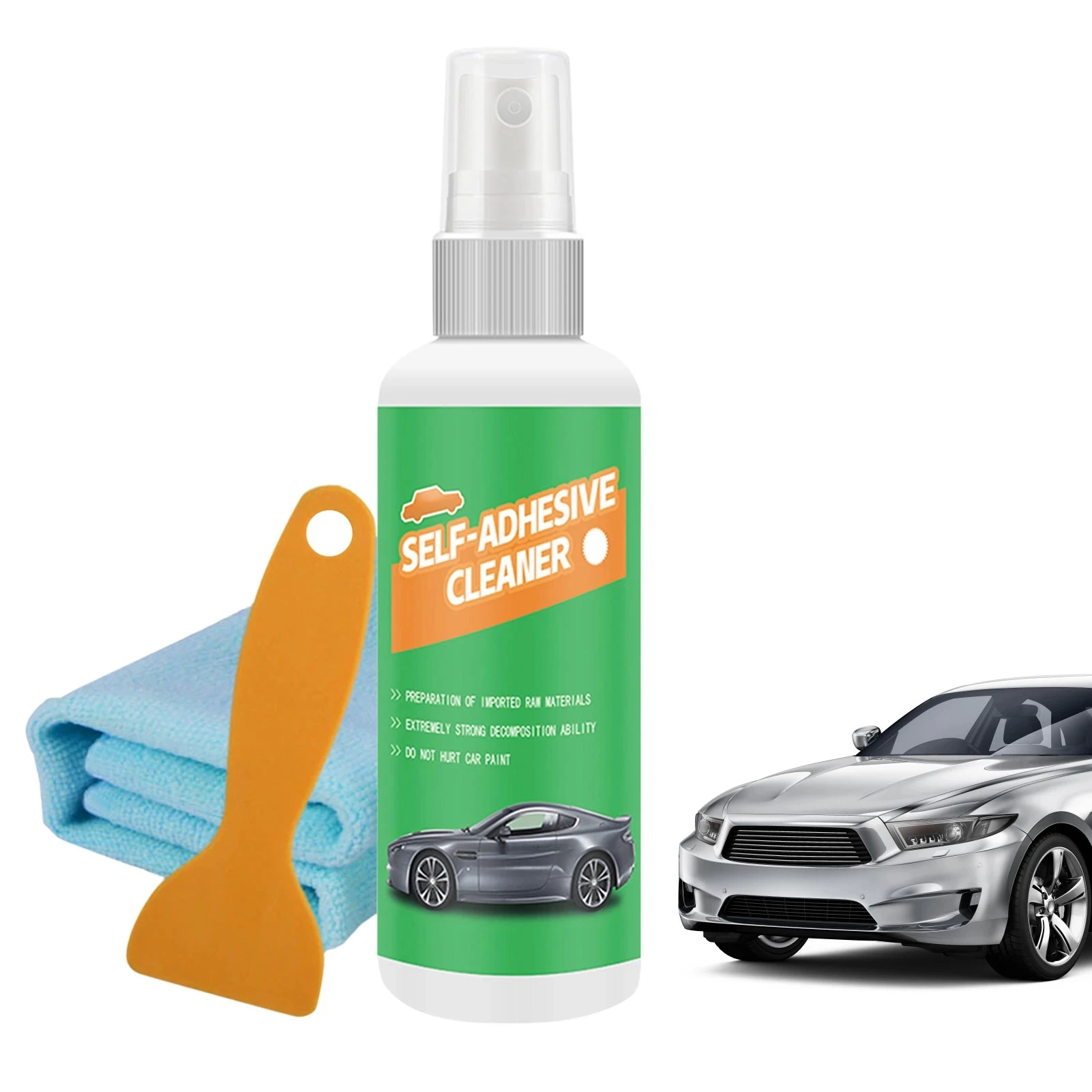 100ml Auto Car Sticker Remover Sticky Residue Remover Wall Sticker Glue Removal Car Glass Label Cleaner Adhesive Glue Spray