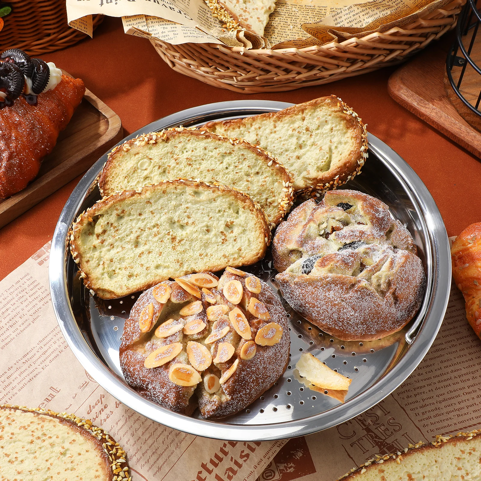 

Stainless Steel Steaming Basket With Rack Detachable Drain Vegetable Strainer Filter For Kitchen Camping Use Reusable Food