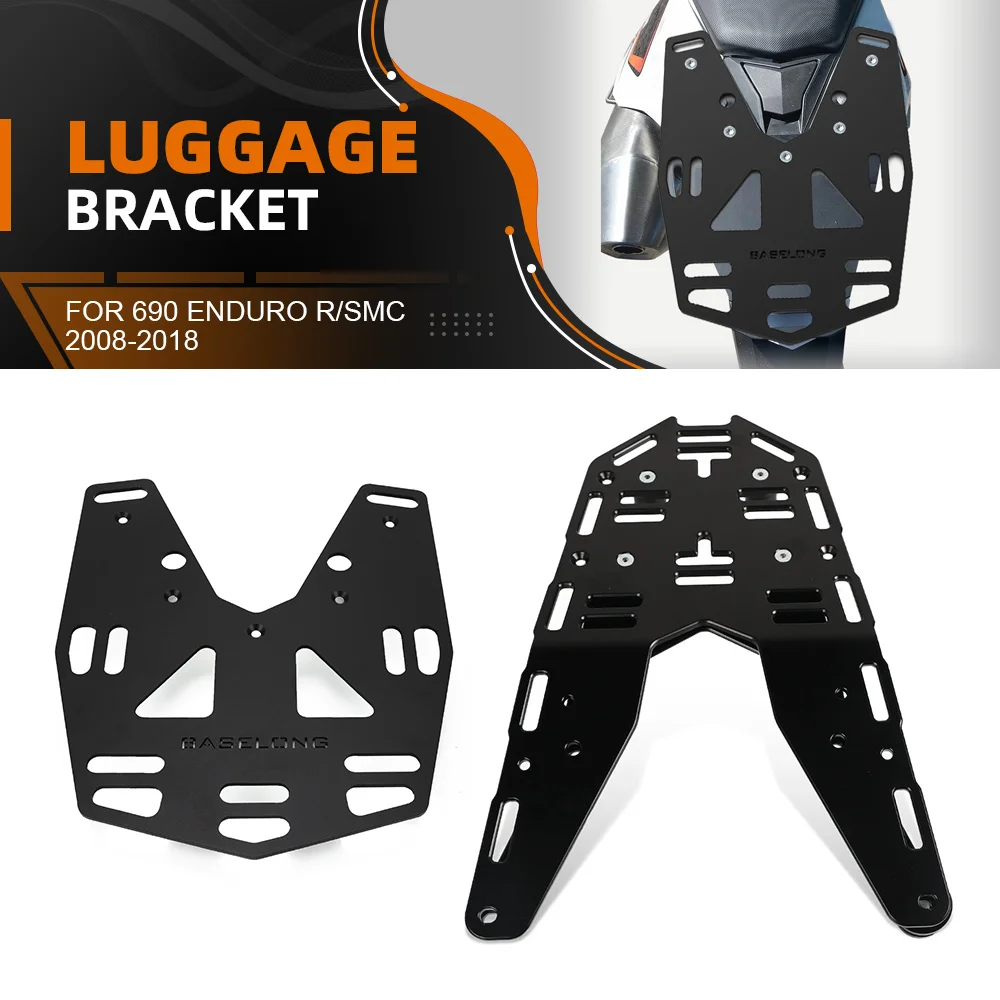

For 690 ENDURO R/SMC 2008-2009-2010-2011-2012-2013-2014-2017-2018 Rear Luggage Rack Top Case Mount Plate 690ENDURO R 2019-2024
