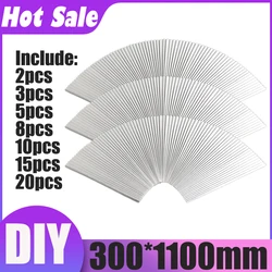 DIY Generic 300*1100mm Filter Paper with Fold Filter Screen for Universal Cleaner Machine Air Purifier Parts for House Cleaning