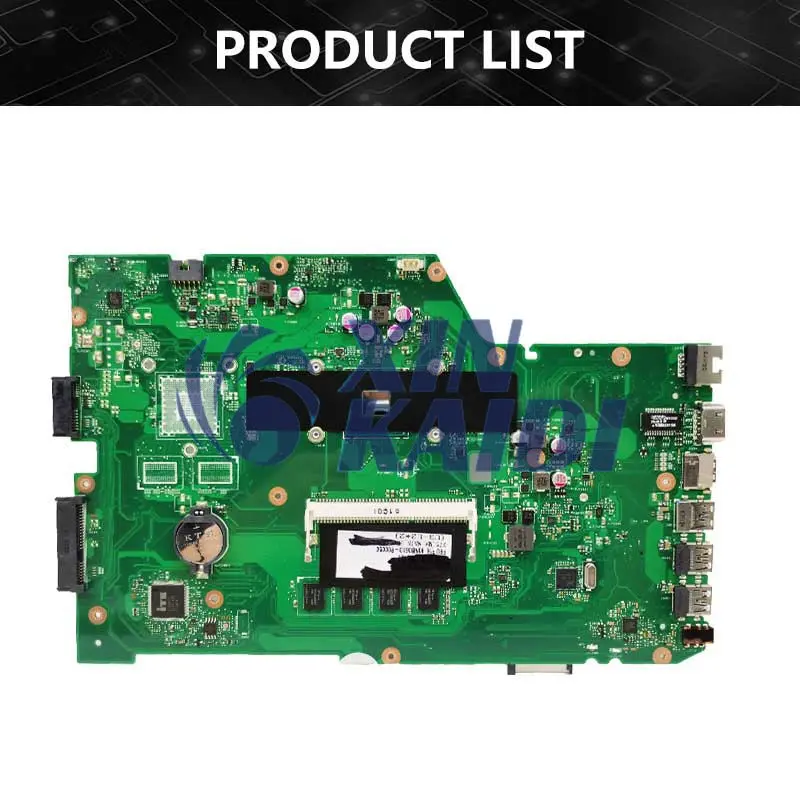 Imagem -04 - Placa-mãe do Portátil para Asus X751ma K751m K751ma X751mj R752m R752ma N2940 N3450 N3540 Cpu 2g 4g-ram