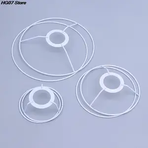 الرجعية اسطوانة مصباح الحديد الإطار ، حامل مصباح ، ثريا ، سلك ، اكسسوارات ، 1 قطعة أفضل 6 إطارات سلك مبيعات لمصباح الطاولة - رقم 2