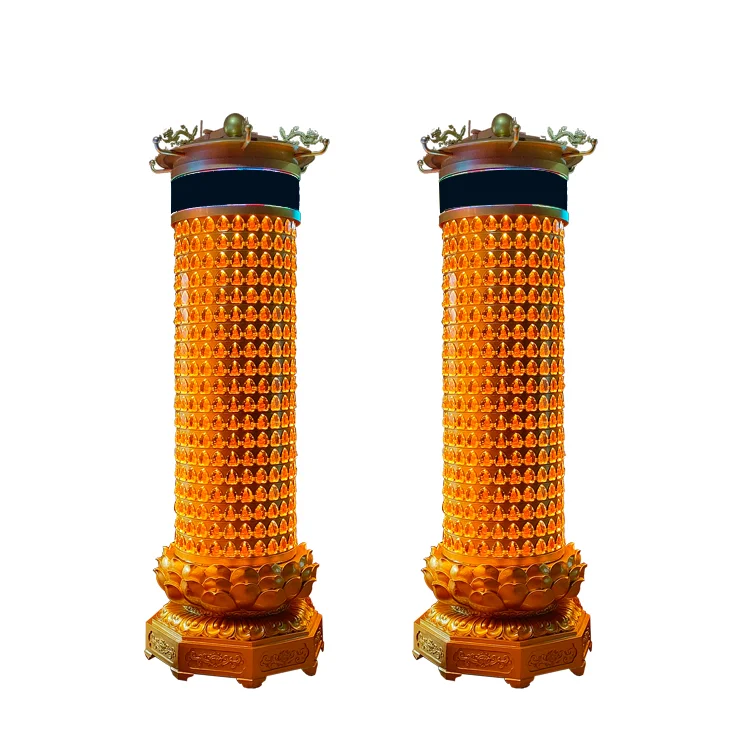 

Electronic Thousand Buddha Lighthouse Rotating Smart LED Display Smart Screen Bright Lighthouse Buddha Front Supply Light