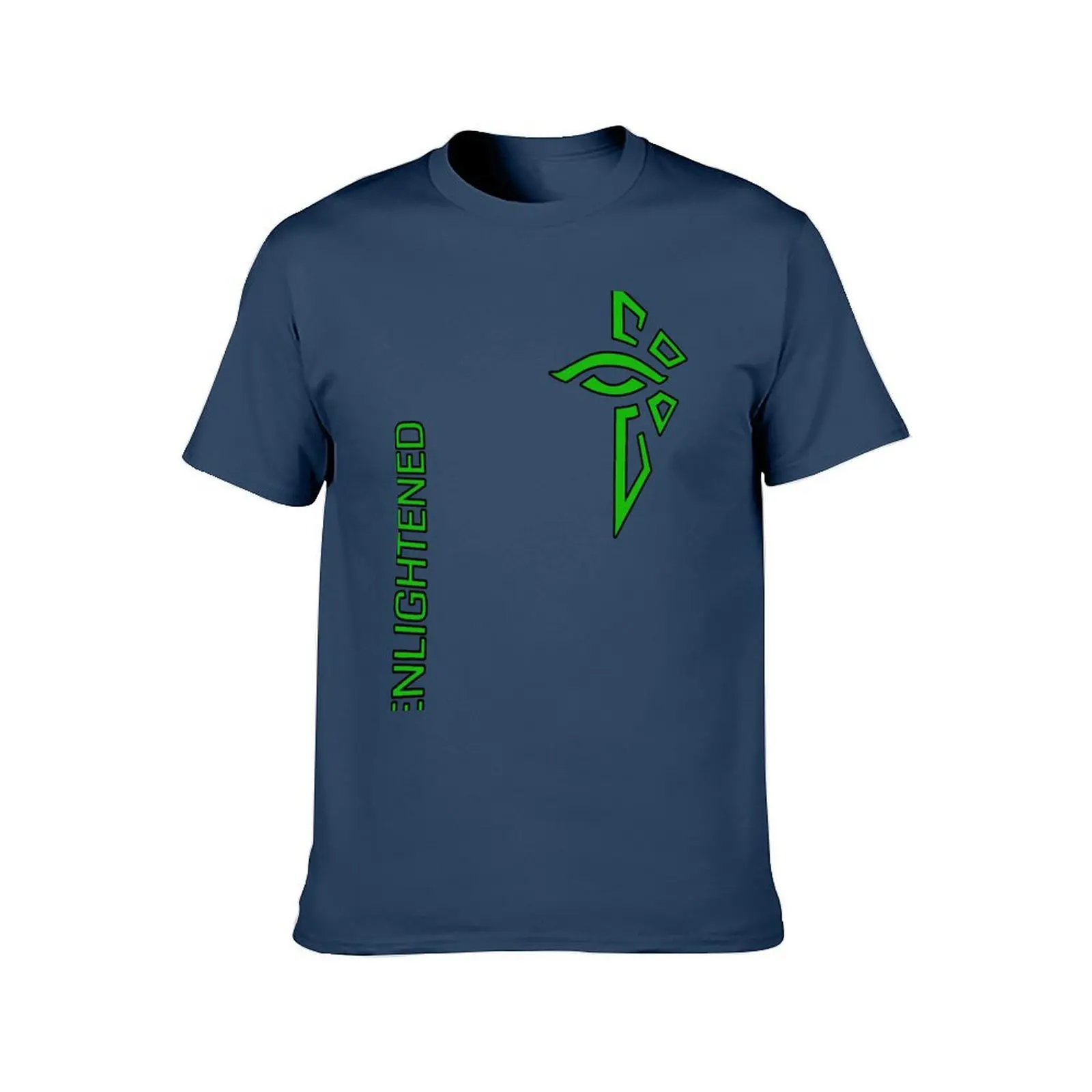 Ingress Enlightened with text - alt T-Shirt custom t shirt Clothing mens tall t shirts