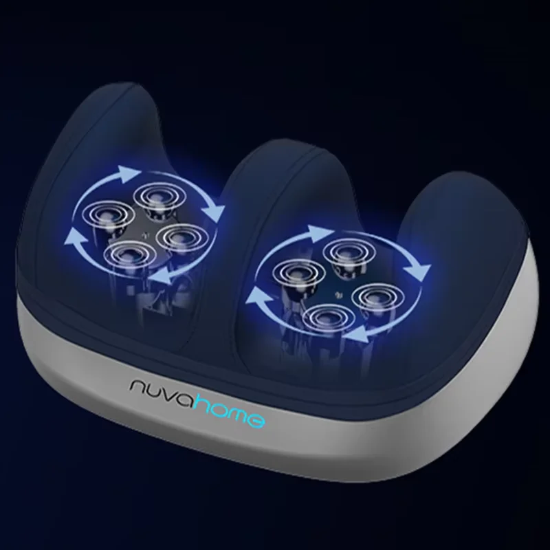 

New Shiatsu Foot Massager with 14um Infrared Heating Warm for Blood Circulation and Relaxation Ems for Foot Leg Massage