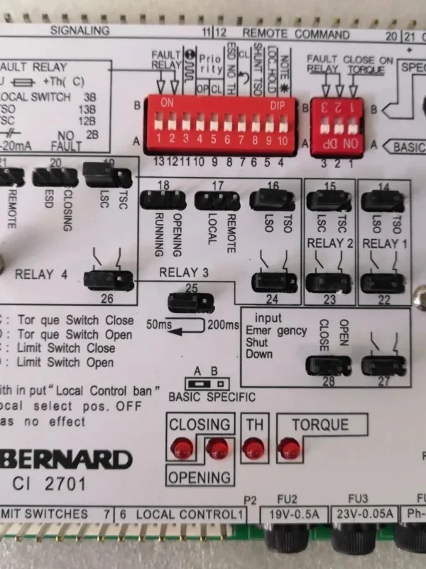 CI2701 electric actuator control board BERNARD main board feedback board GAMK loca-tor