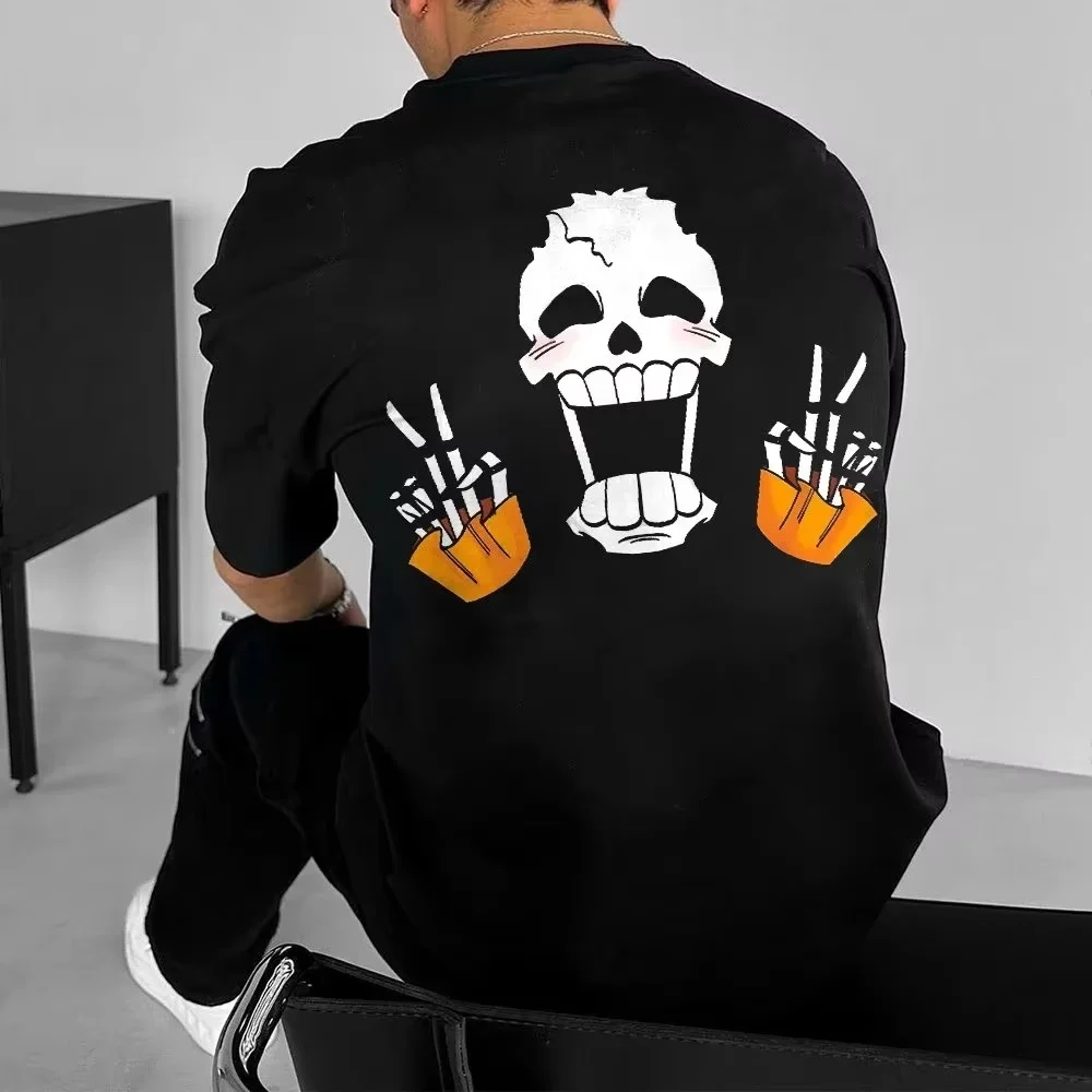 2026 One Piece Graphic T-shirts Men's Women's Casual Short Sleeve Crew Neck Cotton Tee Unisex Fashion Streetwear Tops Unisex