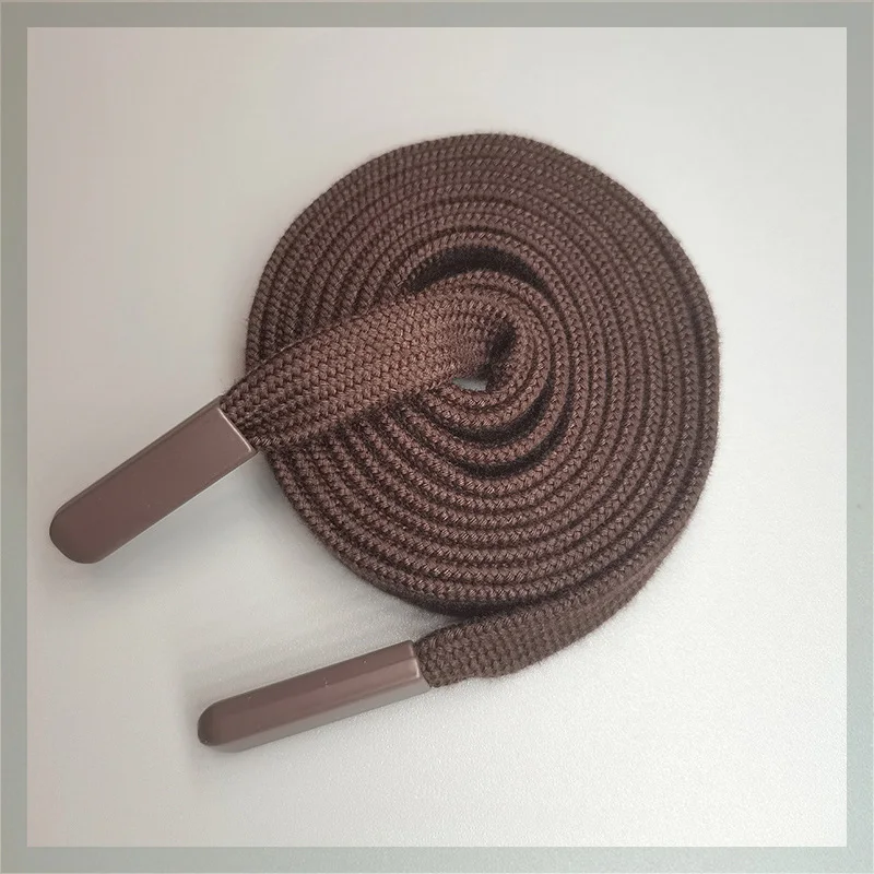 1PCS Pullover Hut Kordelzug Farbige Metall Kopf Hohl Flache Gürtel Seil Sport Hosen Taille Seil 1,4 Meter DIY Kleidung zubehör – Detail 12