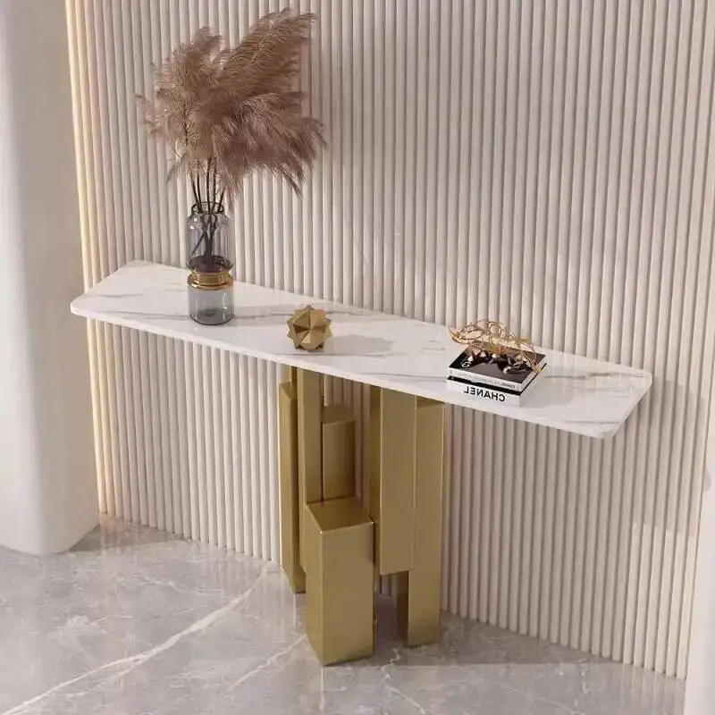 

Table Marble Trendy Luxury Minimalist Console Effect Design Glamour Console Table Beauty Modern Wohnzimmer Tisch Home Furniture