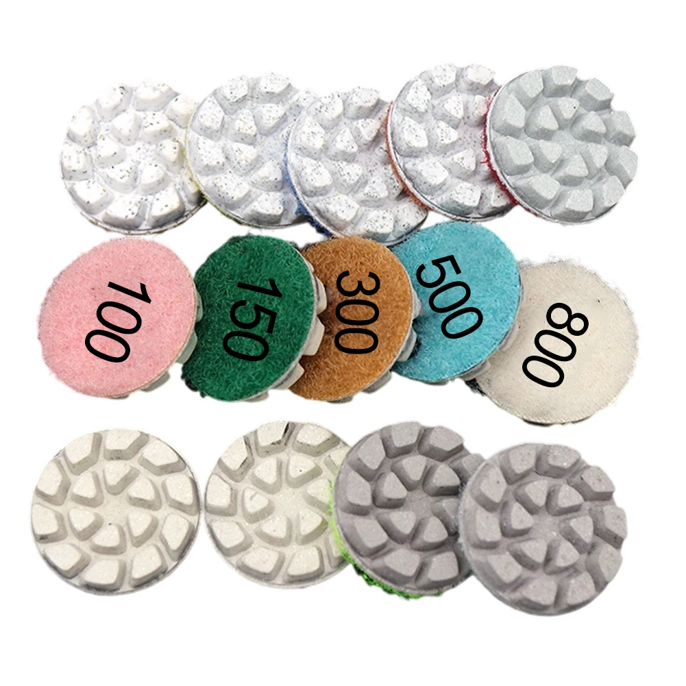 

10pcs 25mm Wet Dry Polishing Pad Grinding Disc For For Concrete Granite Marble Polishing Electric Grinder Accessories