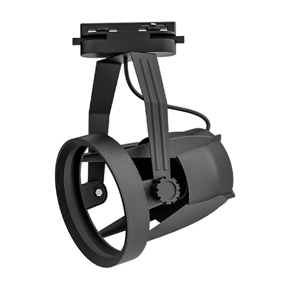 

Основания ламп ONCE Кронштейн трекового светильника Регулируемый E27 PAR30 Кронштейн трекового светильника для коммерческого и домашнего использования Черный