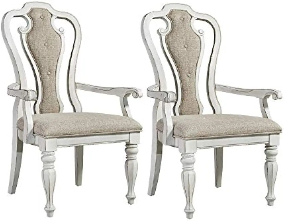 Liberty Furniture Industries Magnolia Manor Splat Back Upholstered Arm Chair (RTA) (Set Of 2)