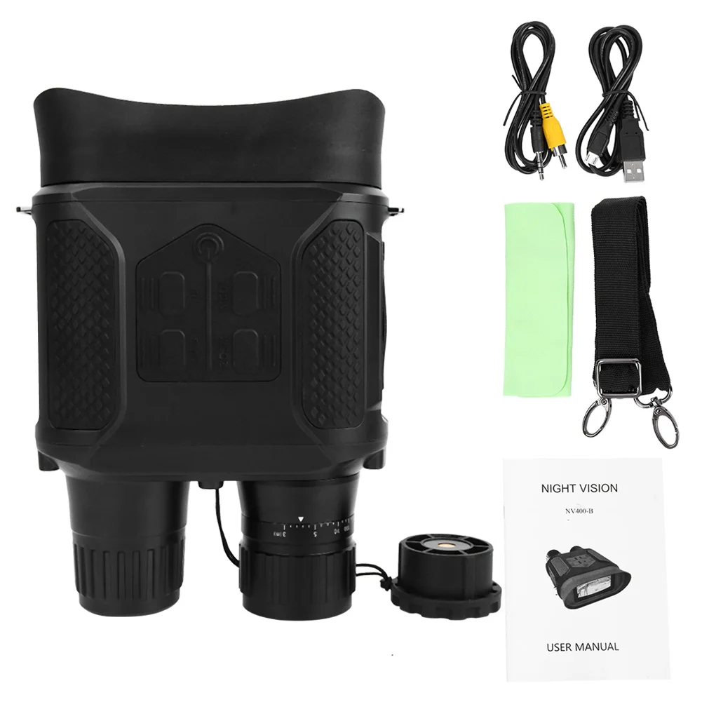 Handheld Binoculars Outdoor Handheld HD Night Vision Binoculars Telescope Multifunctional Camera Video Recorder