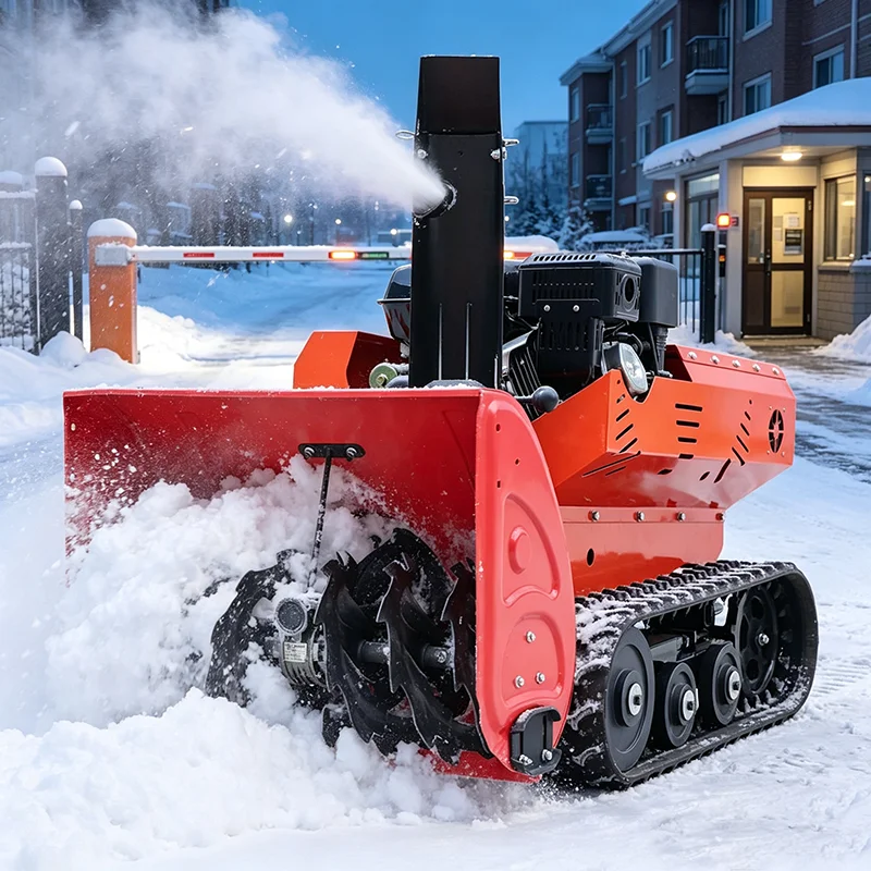 Remote Controlled Snow Thrower Crawler RC Snow Blower Winter Road Snow Remover Machine