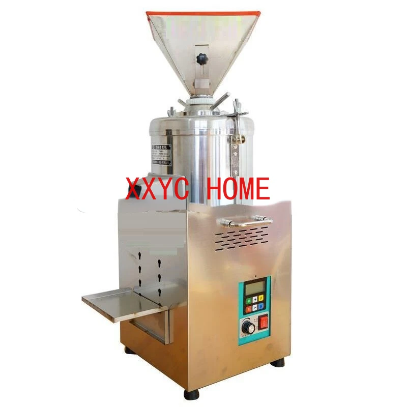 Automatic Electric 220/110V Vertical/Horizontal Tahini/Peanut Butter Colloid Mill Pepper Paste Grinding Machine 30kg/H Capacity