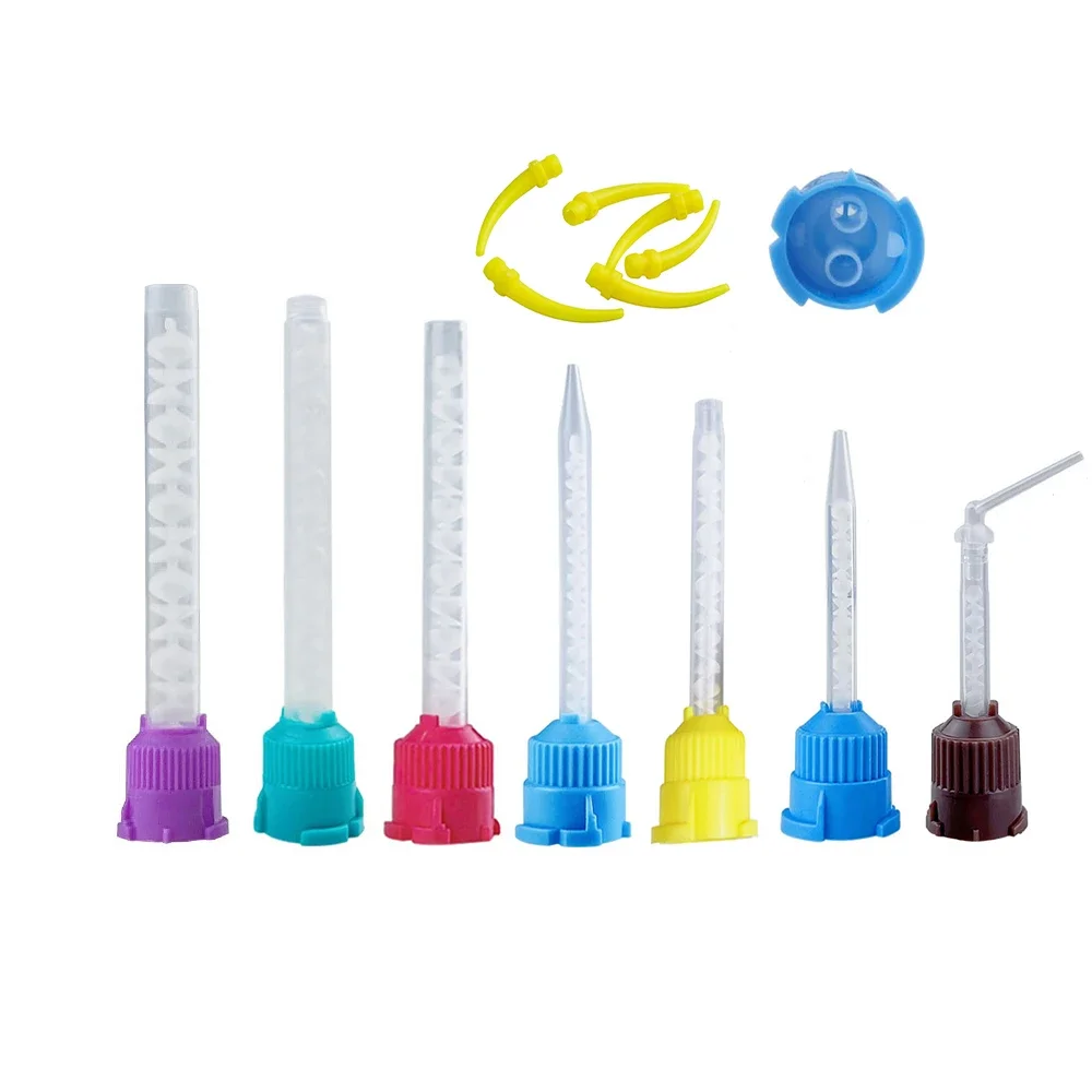 

Стоматологическая 50 шт., смешанная головка, силиконовая резина, оттискный материал, насадка, конвейерная головка, одноразовая головка для перемешивания, лабораторные инструменты