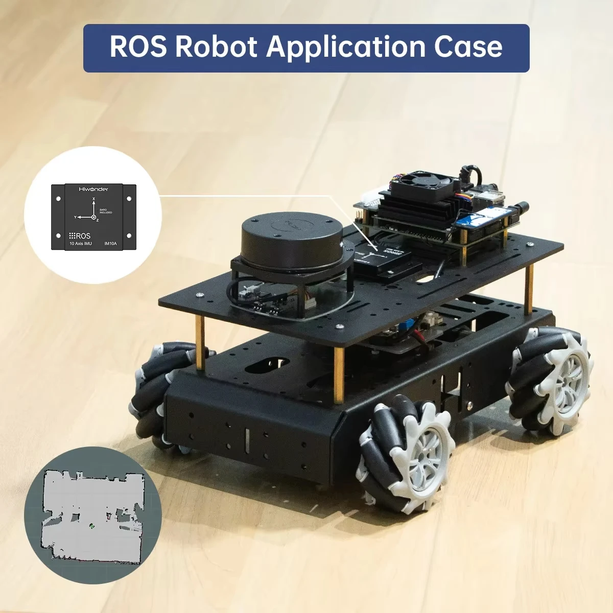 10-Achsen-IMU-Trägheitsnavigationsmodul ROS Robot MEMS USB-Magnetometer AHRS Gyroskop Lagesensor für Roboterauto RC Tankteil