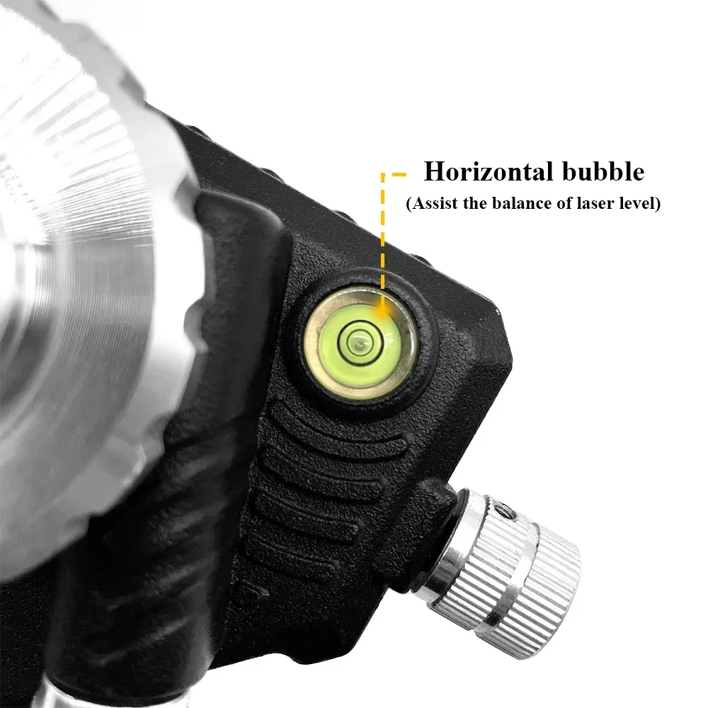 Trépied en métal à Rotation réglable, Base de Rotation, Interface 1/4 pouces, trépied Para Nivel Laser