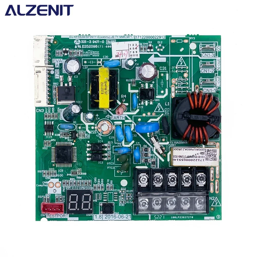 New For Midea Air Conditioner Control Board EU-KFR53W/BP3N1Y-E(commu).JD.TY.MMK.MP1-1 Circuit 17122000022912 Conditioning Parts