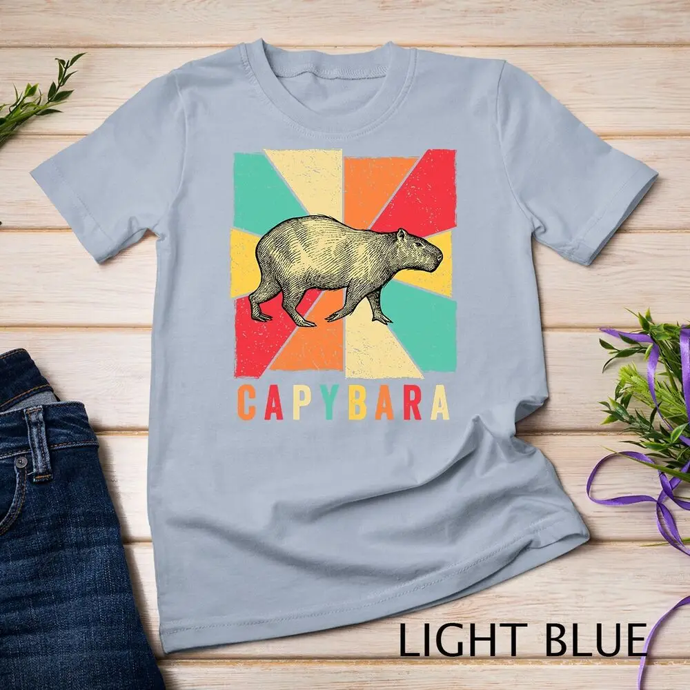Retro Vintage Style Capybara Design - Capybara T-Shirt Unisex T-shirt
