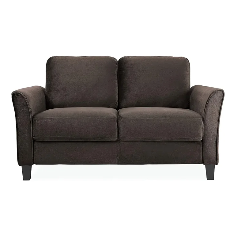 

Sofa Soft Seat, Linen Fabric, Space Saving Sofa, 70 Inches, Dark Gray Lounge Chair Loft Bed Armchair Furniture Living Room