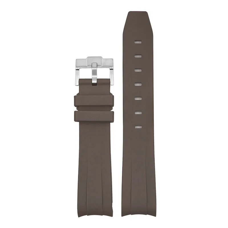 Silikon-Uhrenarmband für Omega X Swatch Joint MoonSwatch Planet, gebogenes Ende, TPU-Gummiband, Herren Damen Tauchsport-Uhrenarmband 20mm