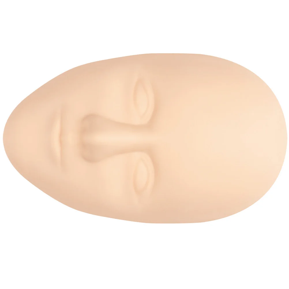 عارضة أزياء احترافية لممارسة الوشم على الوجه مصنوعة من السيليكون المريح، تجربة تشبه حقيقية لتدريب الفنانين و