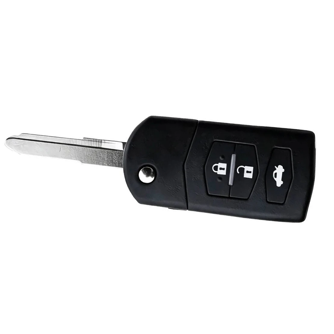 3 Button Flip Smart Key Fob Case Folding Key Shell Cover fit for Mazda 2 3 5 6 RX-8 MX-5