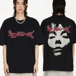 男性と女性のための半袖Tシャツ,カジュアル,特大,綿100%,ビンテージスタイル,ユニセックス