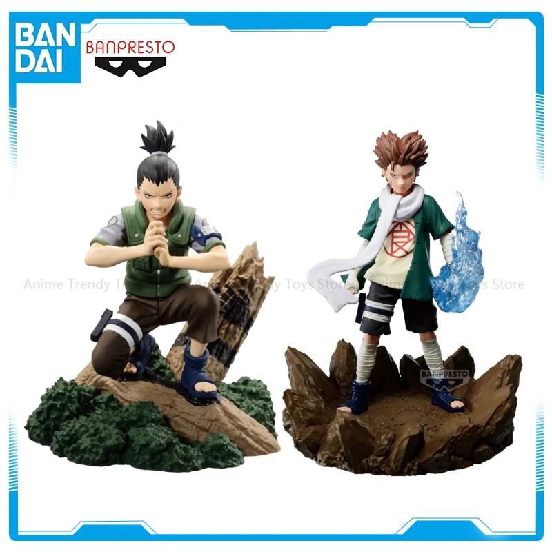 In Stock Original Banpresto Memorable Saga Naruto Nara Shikamaru Akimichi Choji Figure Anime Genuine Model Toy WY