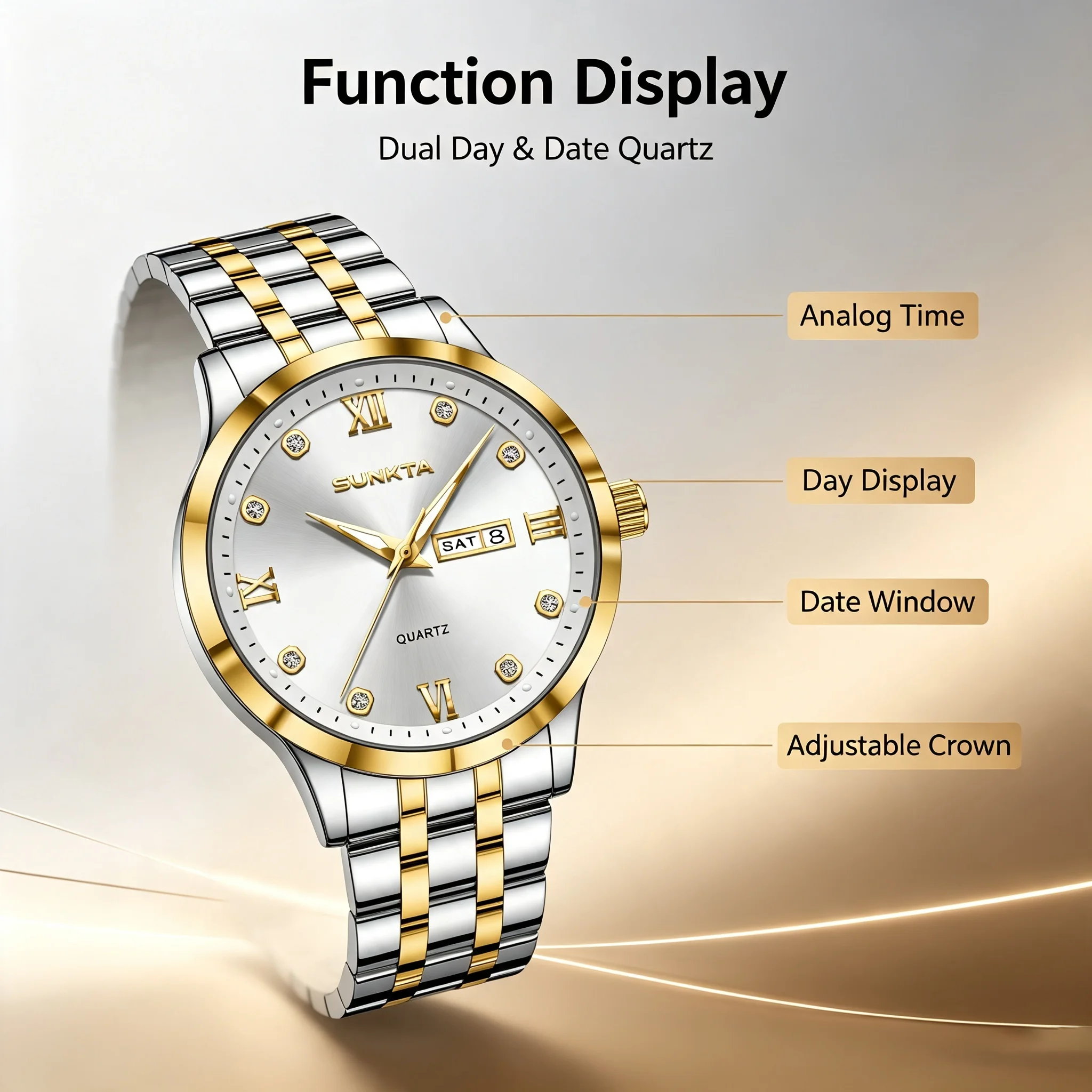 LIGE Fashion Luxury Men Watch Top Original Waterproof Luminous Date Week Man Wristwatch Stainless Steel Quartz Men's Watches