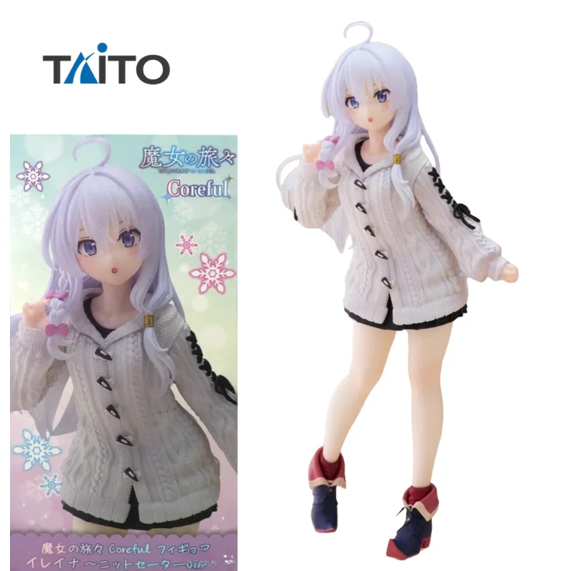 

In Stock Original TAITO Coreful Wandering Witch: The Journey of Elaina Anime Figure Desktop Ornaments Model Collection Toy Gifts