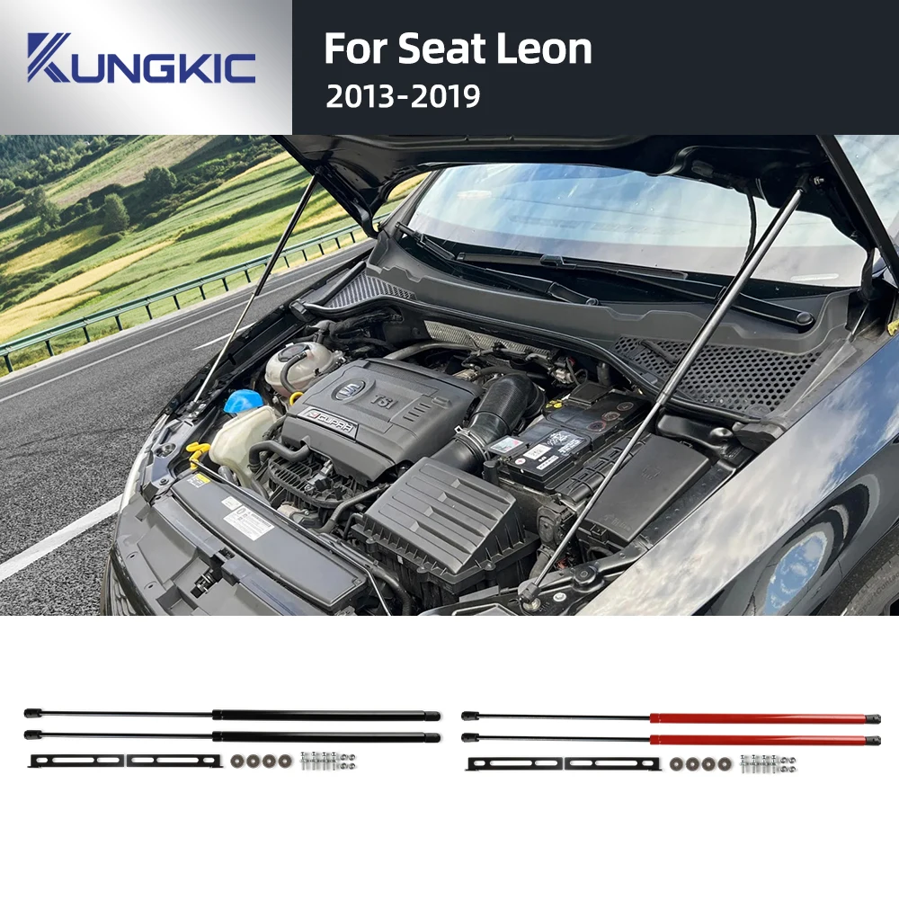 

Hood Struts For Seat Leon MK3 5F 2013 2014 2015 2016 2017 2018 2019 Front Bonnet Gas Struts Hood Lift Supports Shock Rod Arms