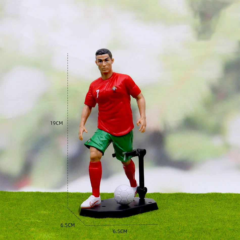 C.Ronaldo Messi Mbappe star of football figurines, fan supplies, and souvenirs for Real Madrid and Barcelona